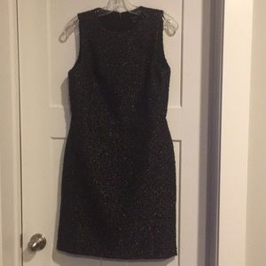 Tweed Sheath Dress 👗,size-4, Lined,Multicolor